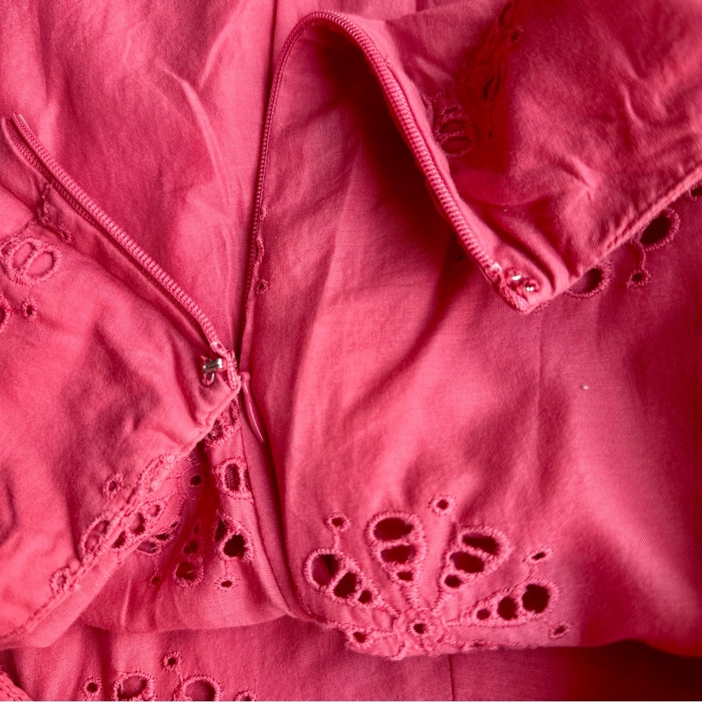 Feminine‎ Eyelet A Line Skirt Coral Banana Republic Size 8 - Picture 10 of 14